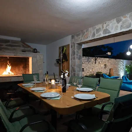 Pietra- Modern Rustic Poolside Oasis Benkovac