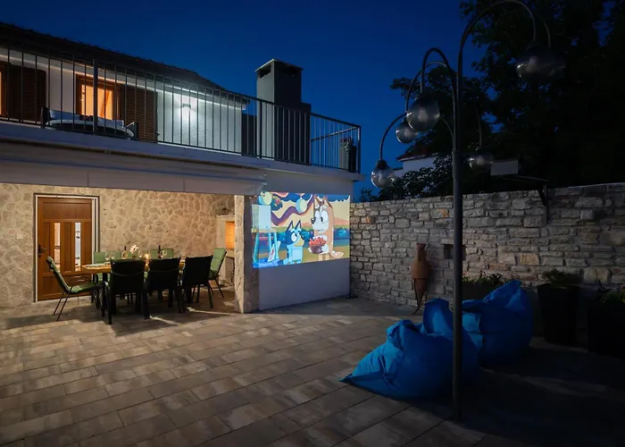 Pietra- Modern Rustic Poolside Oasis * Benkovac