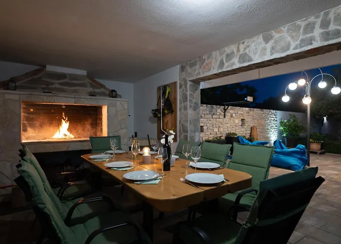 Pietra- Modern Rustic Poolside Oasis Benkovac