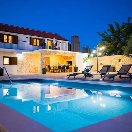 Pietra- Modern Rustic Poolside Oasis Villa Benkovac