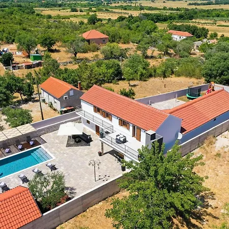 Pietra- Modern Rustic Poolside Oasis Benkovac