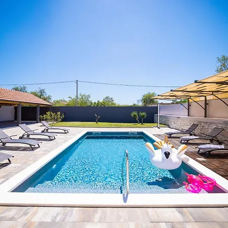Pietra- Modern Rustic Poolside Oasis Villa Benkovac