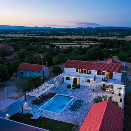 Pietra- Modern Rustic Poolside Oasis Villa Benkovac